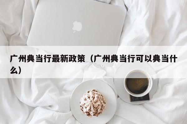 广州典当行最新政策(广州典当行可以典当什么)