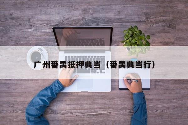 广州番禺抵押典当(番禺典当行)