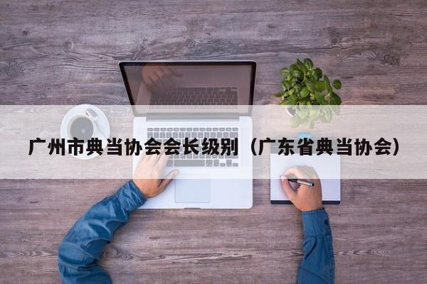 广州市典当协会会长级别(广东省典当协会)